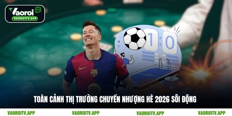 Toàn cảnh thị trường chuyển nhượng hè 2026 sôi động